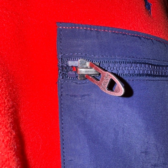 NEW Polo Ralph Lauren Red Fleece Snap Pullover Jacket 4XLT 4LT 4XL Big Tall NWT - Picture 8 of 11